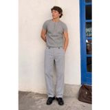 Madmext Gri Regular Fit Erkek Pantolon E6574