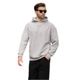 Madmext Grimelanj Kapüşonlu Cep Detaylı Nakışlı Erkek Sweatshirt 7050,Grimelanj L