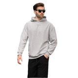 Madmext Grimelanj Kapüşonlu Cep Detaylı Nakışlı Erkek Sweatshirt 7050,Grimelanj M