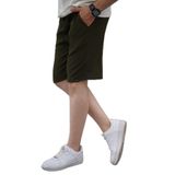 Madmext Haki Beli Ayarlanabilir Cepli Kısa Erkek Şort 6544,Haki M
