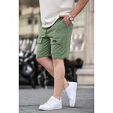 Madmext Haki Erkek Basic Şort 6533 - L