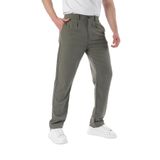 Madmext Haki Regular Fit Düz Kesim Yan Cepli Erkek Pantolon 6540,Haki S