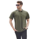 Madmext Haki Yeşili Polo Yaka Basic Erkek Tişört 6126,Haki Yeşili L