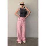 Madmext Kadın Müslin Bol Paça Pantolon, Pembe, L