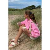Madmext Kadın Pembe Basic Bisiklet Yaka Sweatshirt, L Beden