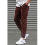 Madmext Kahverengi Basic Paçası Lastikli Erkek Eşofman 5494,Kahverengi M