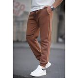Madmext Kahverengi Cep Detaylı Erkek Basic Eşofman Altı 6523 - XL