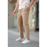 Madmext Kahverengi Regular Fit Erkek Pantolon, L Beden