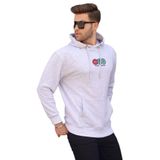 Madmext Karmelanj Kapüşonlu Nakışlı Erkek Sweatshirt 6145,Karmelanj M