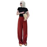 Madmext Kiremit Geniş Paça Kadın Pantolon Mg1982,Kiremit S