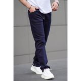Madmext Koyu Mavi Straight Fit Erkek Kot Pantolon Jeans 6856 - 31