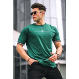 Madmext Koyu Yeşil Basic Erkek Tişört