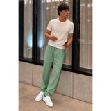 Madmext Koyu Yeşil Müslin Kumaş Erkek Basic Pantolon 6507