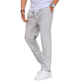Madmext Kumaş Paraşüt Boyalı Gri Basic Erkek Pantolon 6513,Boyalı Gri S