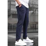 Madmext Lacivert Basic Waffle Kumaş Erkek Pantolon 6509,Lacivert S