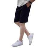 Madmext Lacivert Beli Ayarlanabilir Cepli Kısa Erkek Şort 6544,Lacivert L