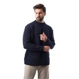 Madmext Lacivert Bisiklet Yaka Overfit Erkek Triko Kazak E7402,Lacivert S