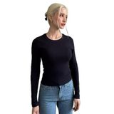 Madmext Lacivert Bisiklet Yaka Slim Fit Kadın Body Mg2564,Lacivert L