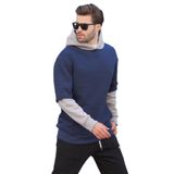 Madmext Lacivert Kapüşonlu Cep Detaylı Erkek Sweatshirt 7071,Lacivert L