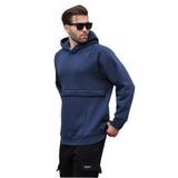 Madmext Lacivert Kapüşonlu Cep Detaylı Erkek Sweatshirt 7092,Lacivert S