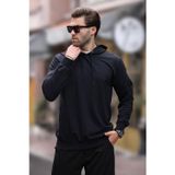 Madmext Lacivert Kapüşonlu Erkek Sweatshirt 7069