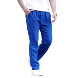 Madmext Lacivert Müslin Kumaş Erkek Basic Pantolon 6507,Lacivert S