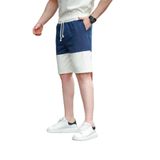 Madmext Lacivert Renk Bloklu Erkek Şort E6568,Lacivert XL
