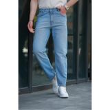 Madmext Mavi Erkek Jean Pantolon E7419,Mavi 34