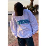 Madmext MG1268 Mad Girls Gri Sweatshirt