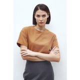 Madmext MG1351 Mad Girls Kahverengi T-shirt