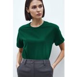 Madmext MG1351 Mad Girls Mavi Kadın T-shirt