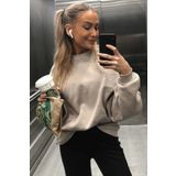 Madmext MG1559 Bisiklet Yaka Basic Sweatshirt