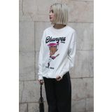 Madmext MG1578 Ekru Kadın Sweatshirt