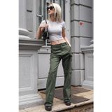 Madmext MG1601 Haki Kadın Pantolon