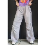Madmext MG1726 Paraşüt Jogger Gri Kadın Pantolon