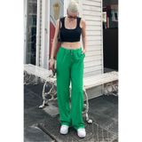 Madmext MG1778 Fuşya Krinkıl Kumaş Basic Kadın Pantolon