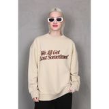 Madmext MG1901 Bej Kadın Sweatshirt