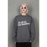 Madmext MG1901 Füme Kadın Sweatshirt