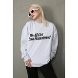 Madmext MG1901 Karmelanj Kadın Sweatshirt