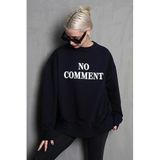 Madmext MG1902 Siyah Kadın Sweatshirt