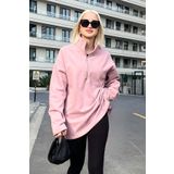 Madmext MG1903 Gül Kurusu Kadın Sweatshirt
