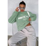 Madmext MG1904 Mint Yeşili Kadın Sweatshirt