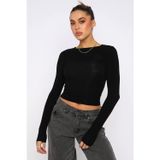 Madmext MG1994 Siyah Basic Slim Kadın Body