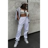 Madmext MG290 Mad Girls Beyaz Kadın Eşofman