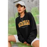 Madmext MG785 Siyah Mad Girls Sweatshirt