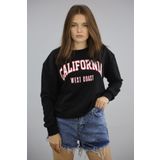 Madmext MG789 Siyah Mad Girls Bisiklet Yaka Kadın Sweatshirt