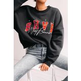 Madmext MG813 Siyah Mad Girls Kadın Sweatshirt