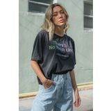 Madmext MG946 Antrasit Mad Girls Kadın Tişört