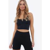 Madmext MG965 Mad Girls Siyah İp Askılı Büstiyer