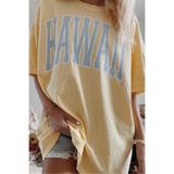 Madmext MG966 Mad Girls Sarı Kadın T-shirt